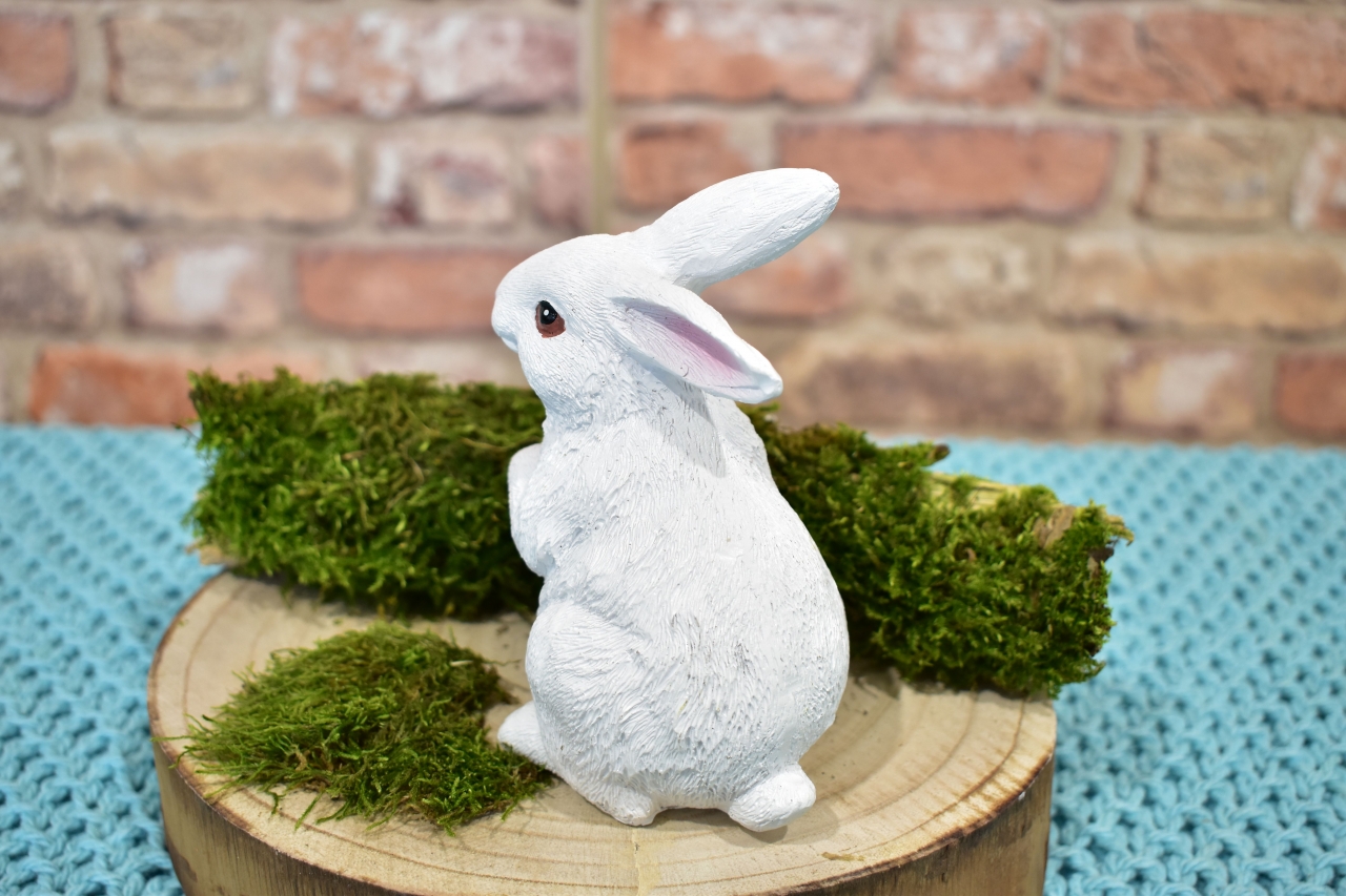 Velikonoční zajíc bílý 12,4 cm