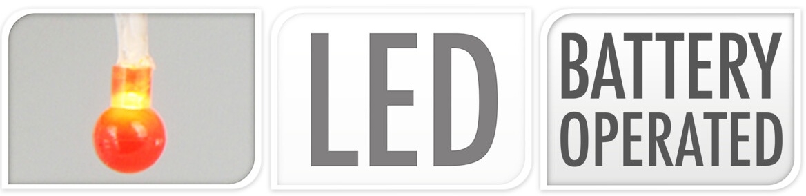 Světelný řetěz 20 LED, barevné kouličky, barva světla teplá bílá, 220 cm