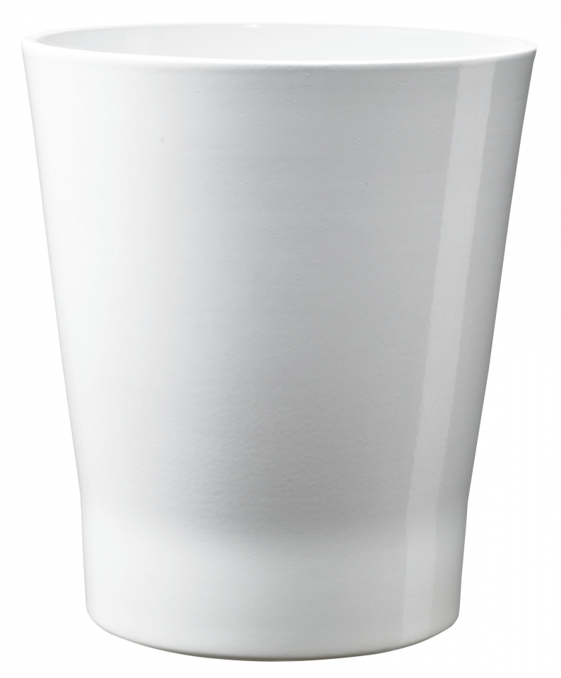 Keramický květináč na orchideje Merina Classic 8x7 cm bílý lesklý