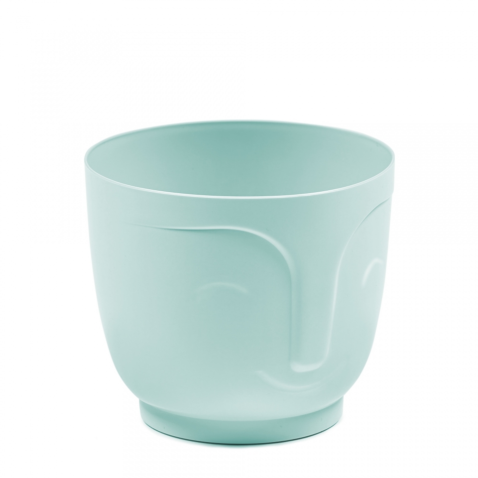 Plastový květináč Atena 165 mm, mátový