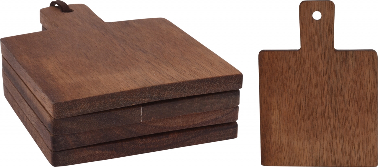 Servírovací prkénka 10x14 cm sada 4 ks