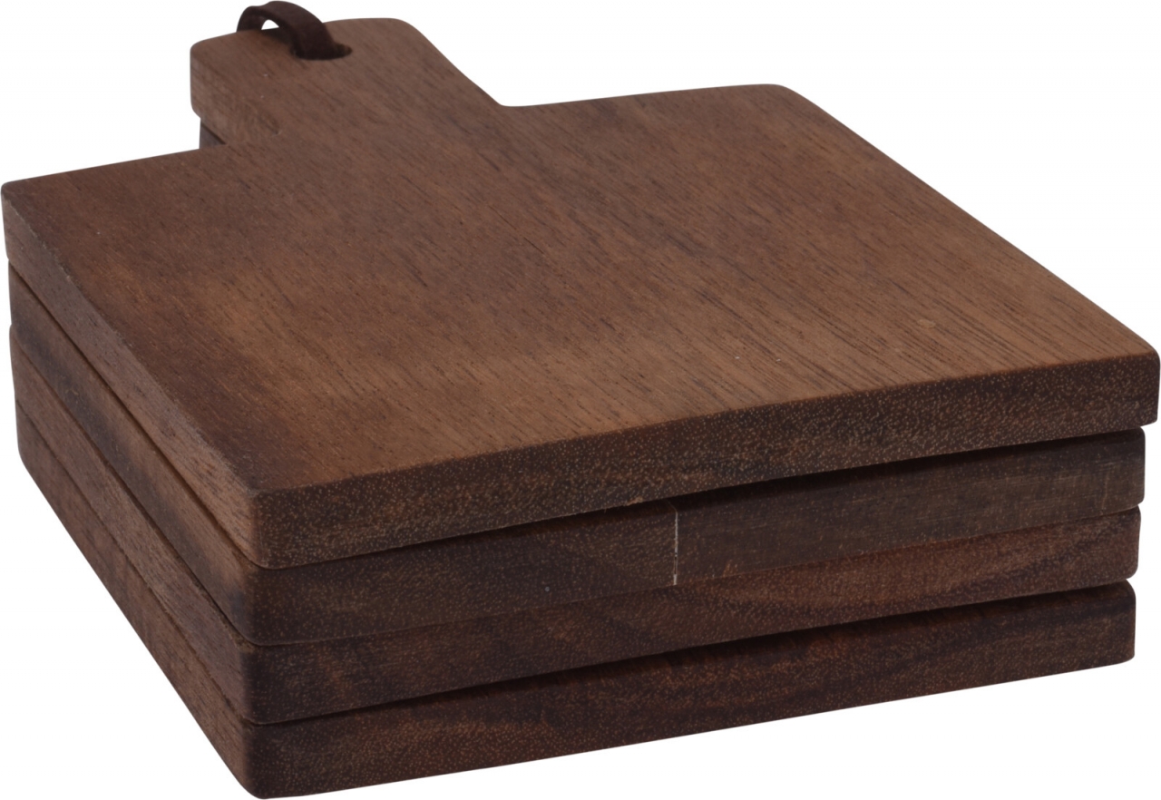 Servírovací prkénka 10x14 cm sada 4 ks