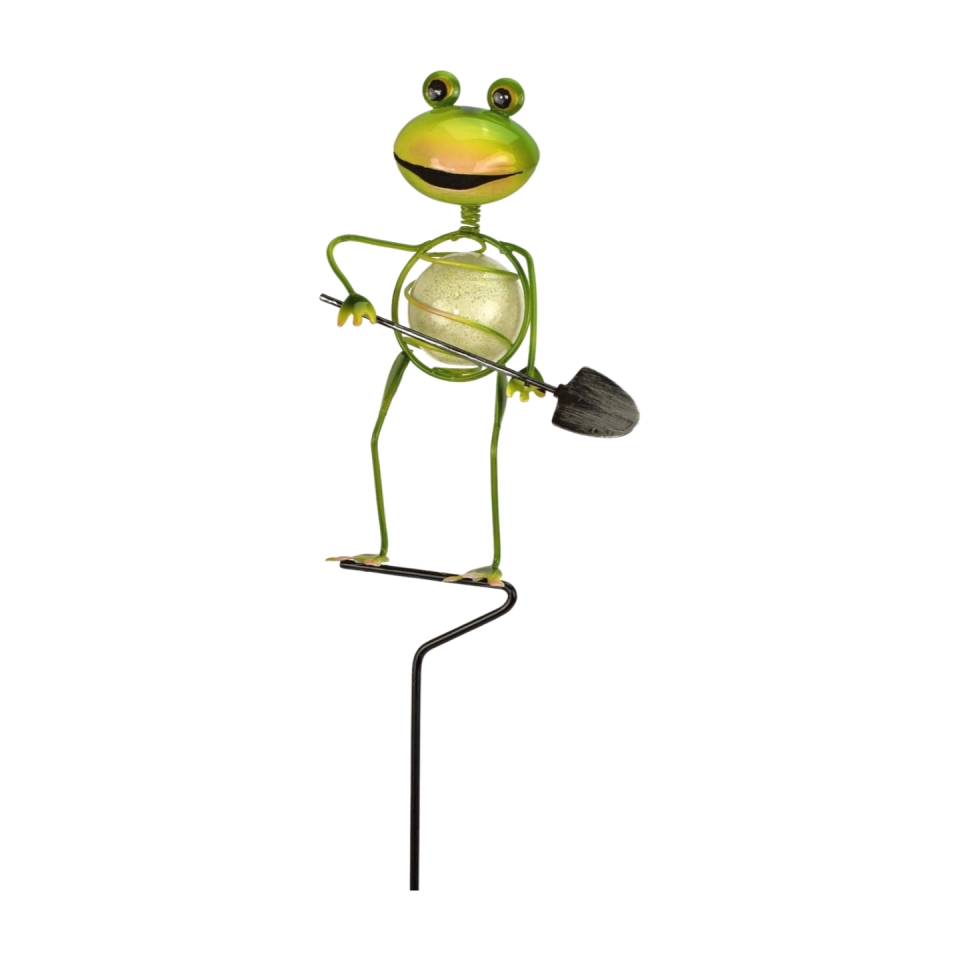 Kovový zápich žába mix druhů