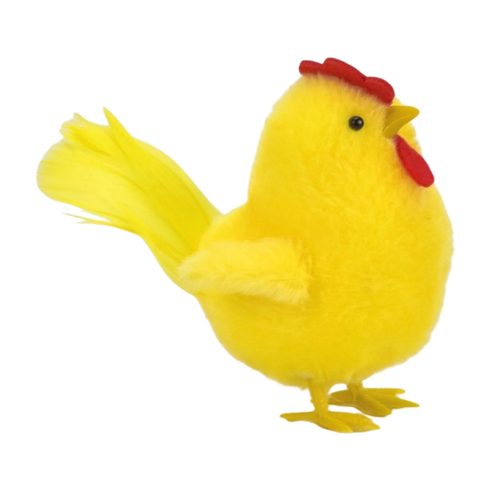 Kuře 10 cm žluté