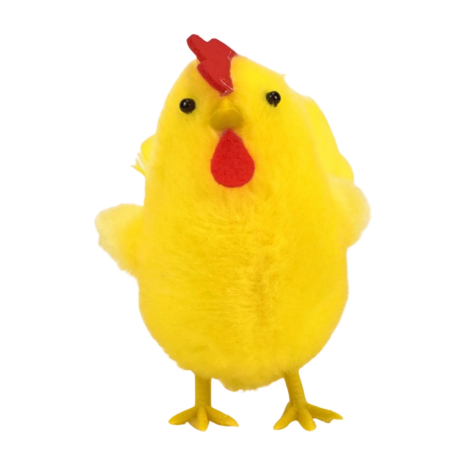 Kuře 10 cm žluté