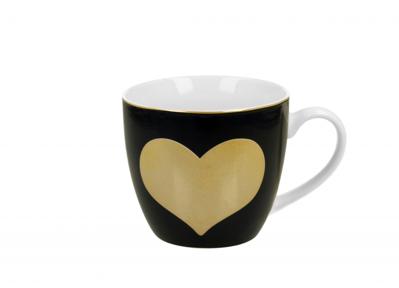 Porcelánový hrnek Big Heart 460 ml v dárkové taštičce