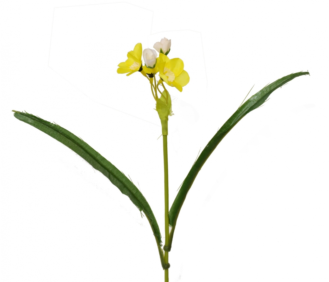 Umělý narcis žlutý 45 cm