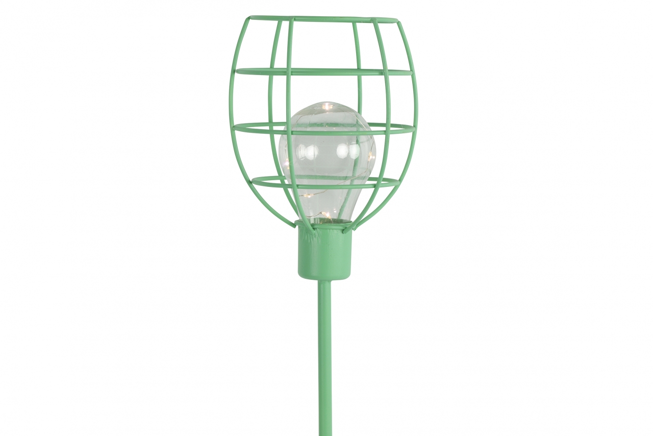 Solární LED lampa Lomax zelená 90 cm