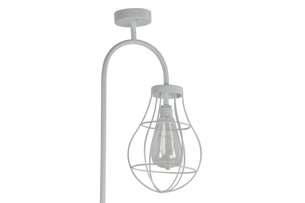 Solární LED lampa Lomax bílá 120 cm