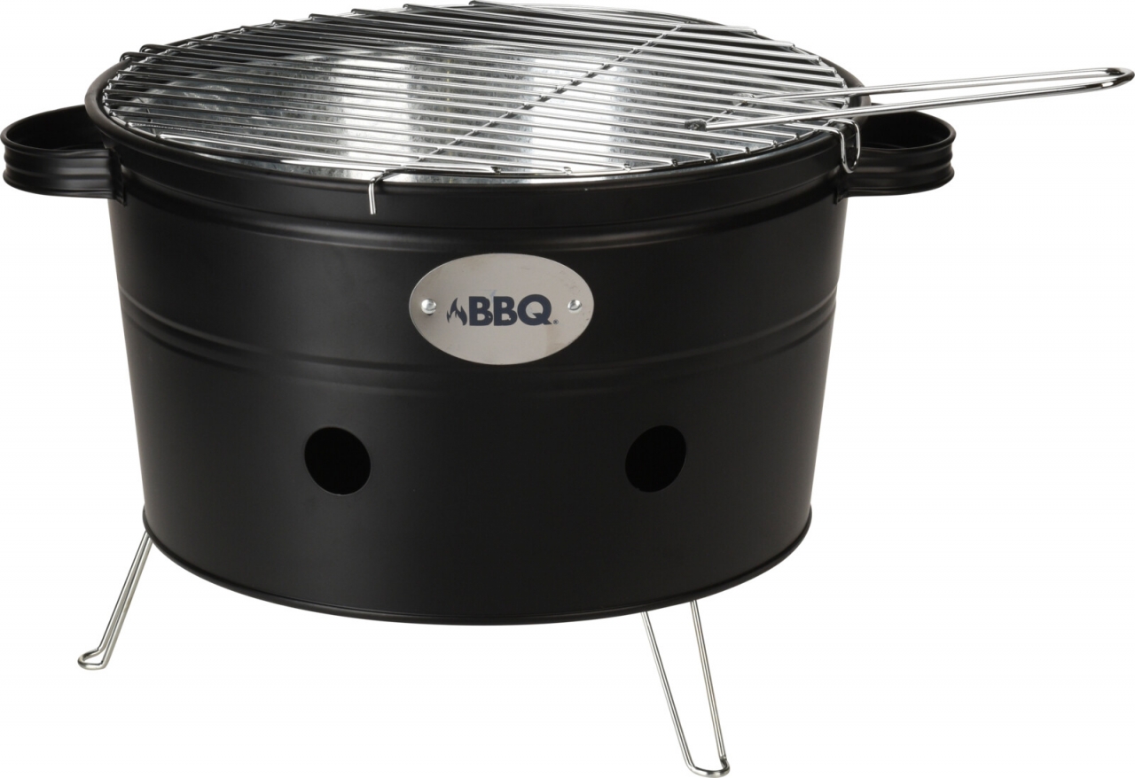 BBQ přenosný gril na dřevěné uhlí