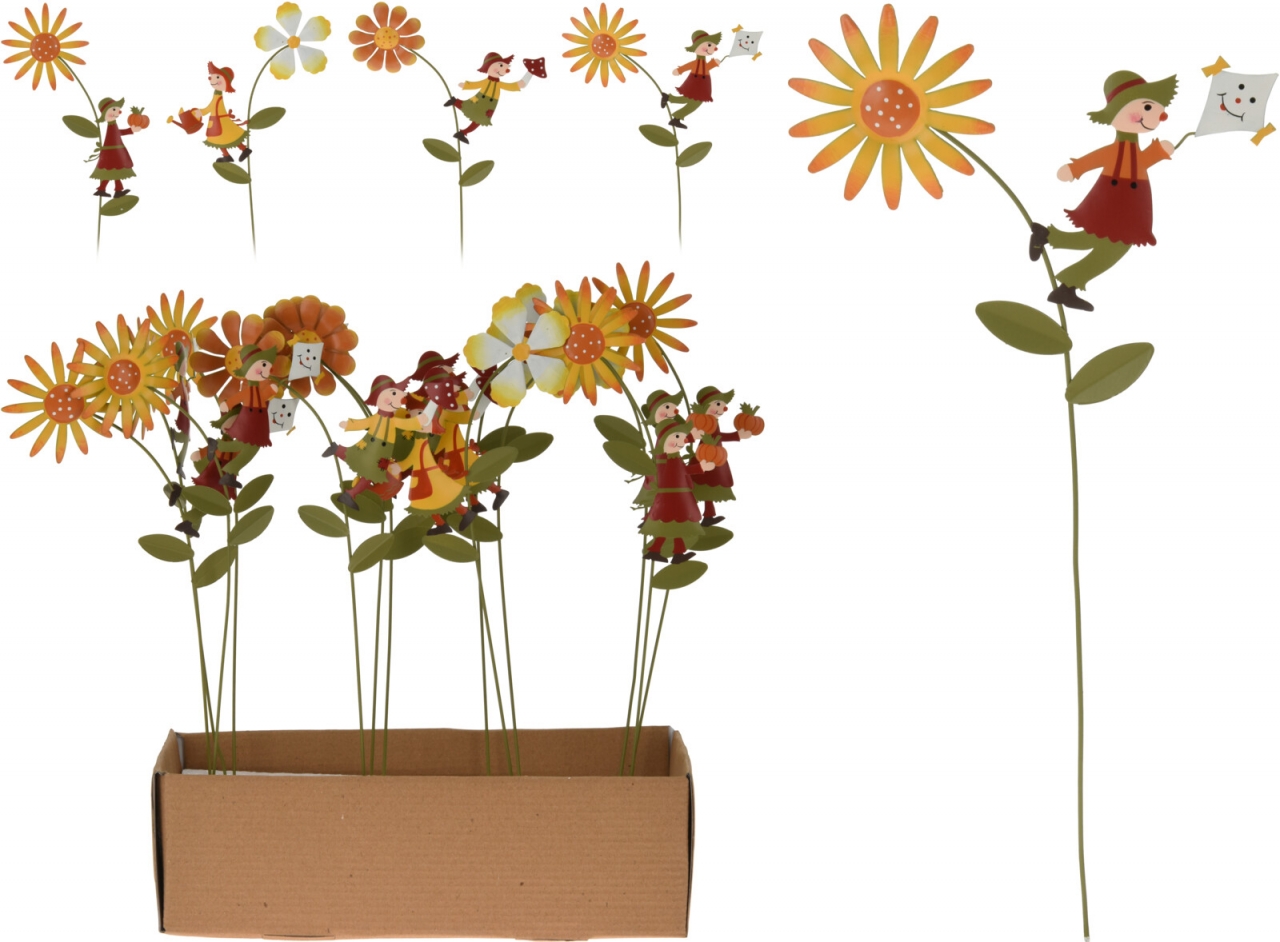 Podzimní zápich do květináče 42x9 cm, mix druhů