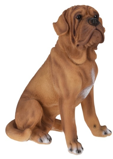 Dekorace pes mastif 33x25x17,5 cm