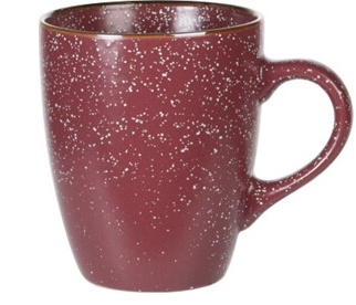 Hrnek Dots červený 350 ml