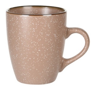 Hrnek Dots hnědý 350 ml