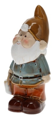 Porcelánový trpaslík hnědý 18,5x9,5x7,5 cm
