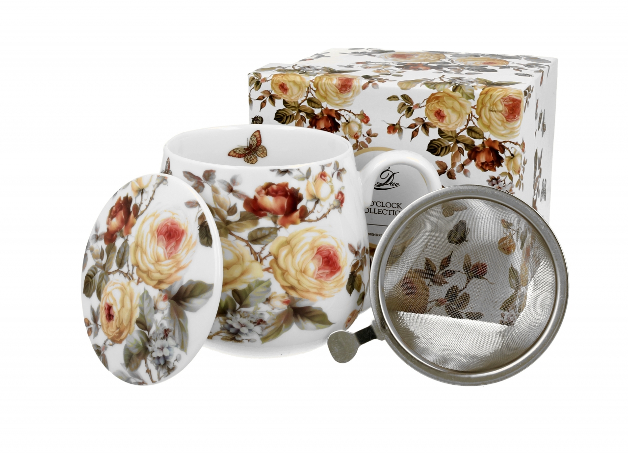 Porcelánový hrnek byliňák Zahra 430 ml v dárkovém boxu