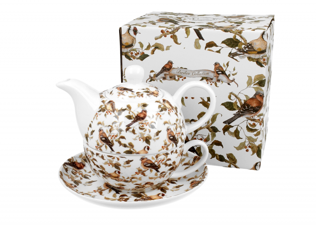 Tea for One Birdies 14x16,4 cm