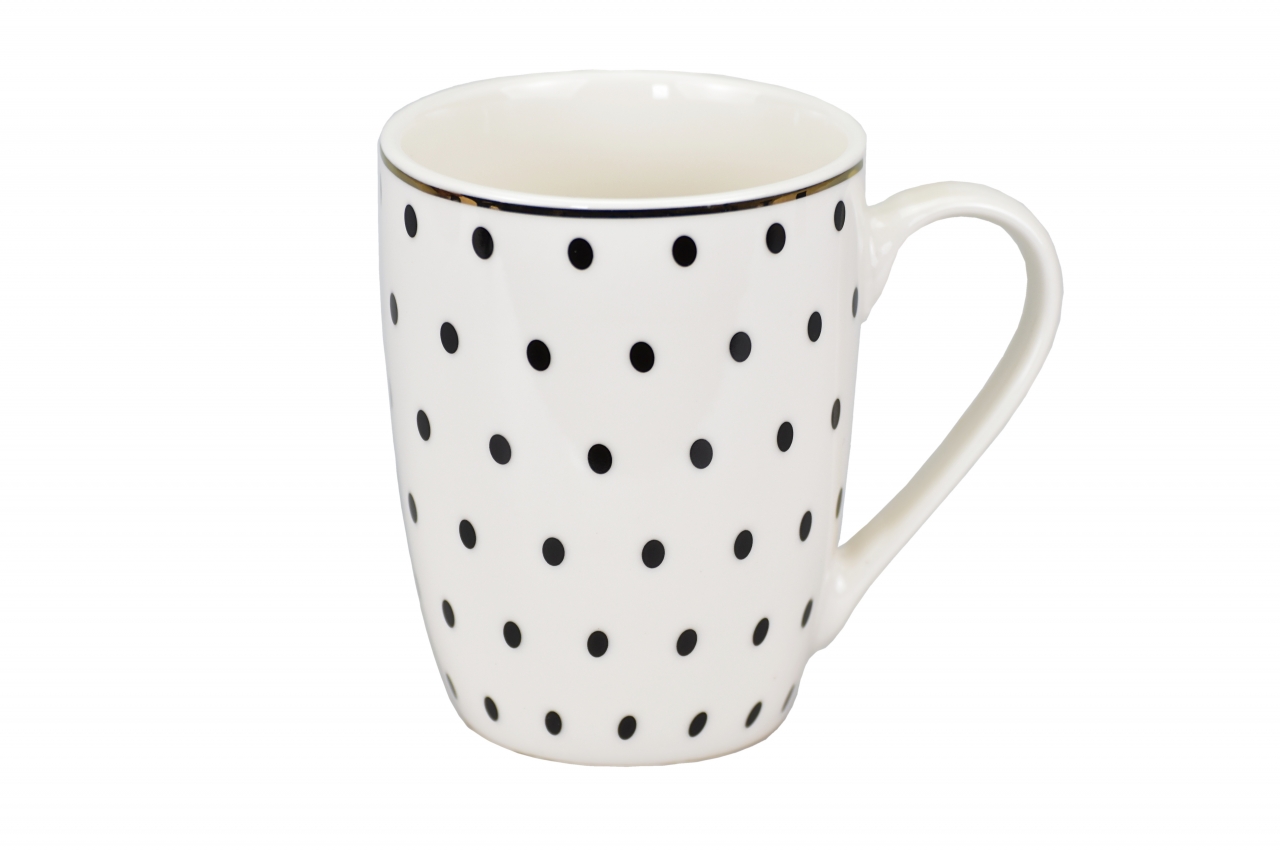 Porcelánový hrnek Dots 300 ml
