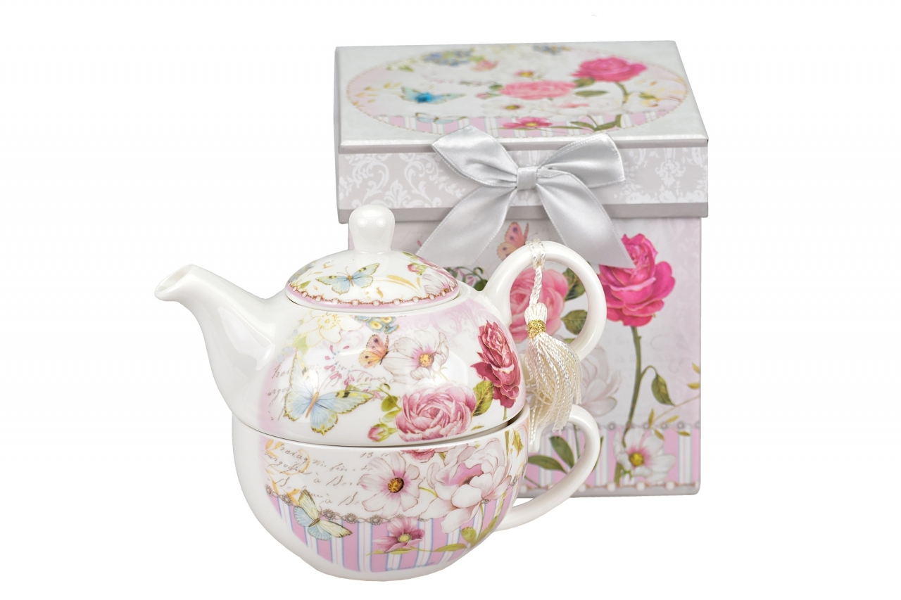 Tea for One Rosa 14x17 cm