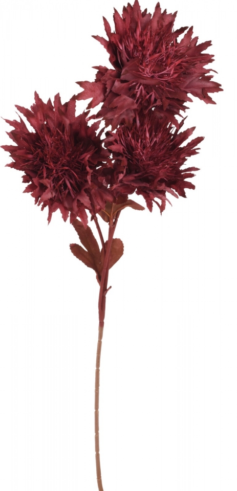 Umělá květina bordó 65 cm