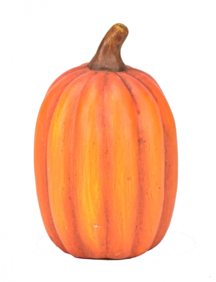 Keramická dýně oranžová 15,5x9 cm