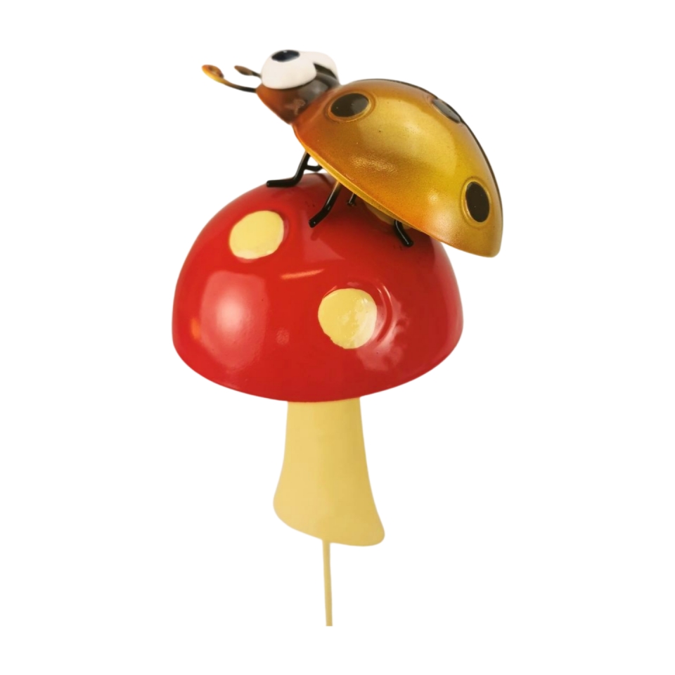 Kovový zápich brouk 29 cm