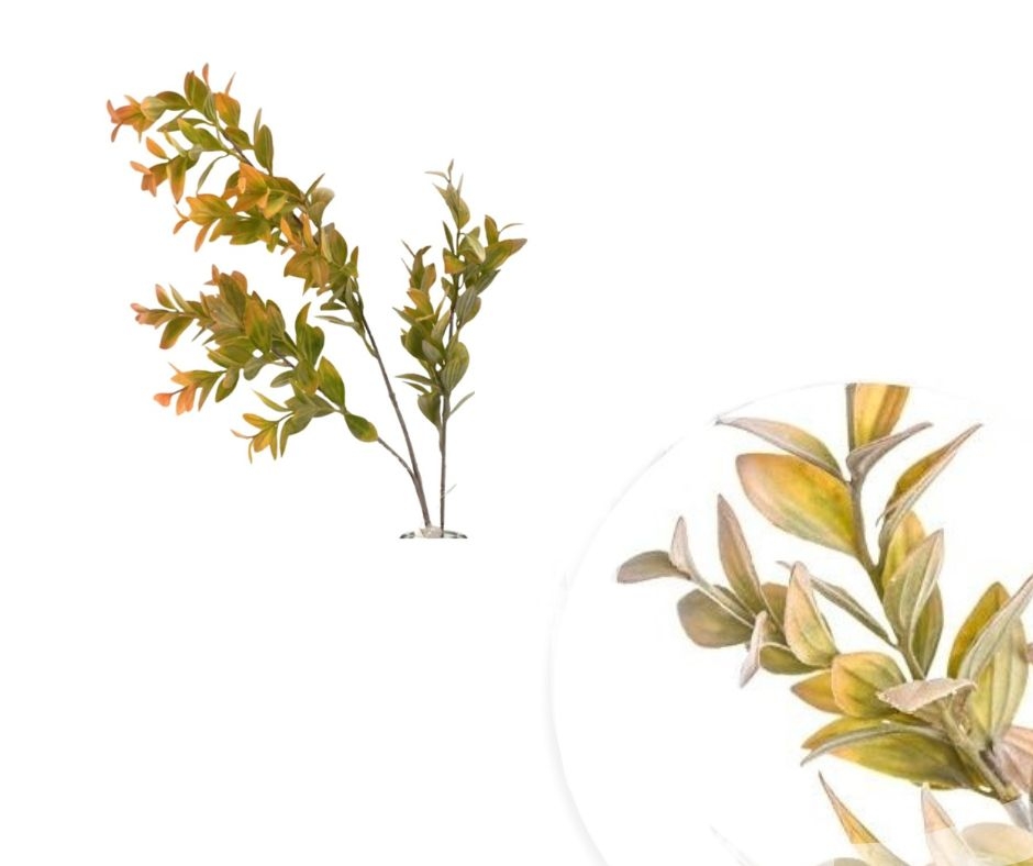 Umělá větvička 74 cm žlutá