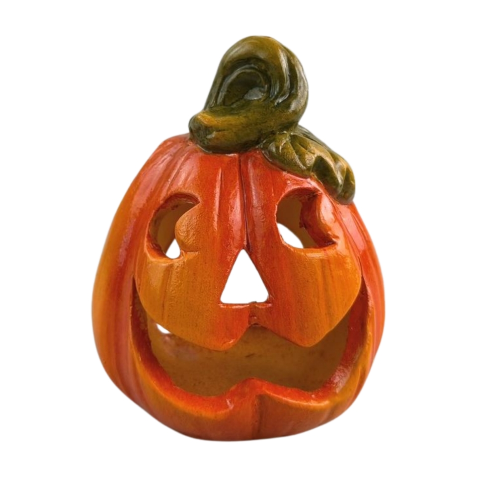 Keramická dýně na čajovou svíčku 8,7 cm