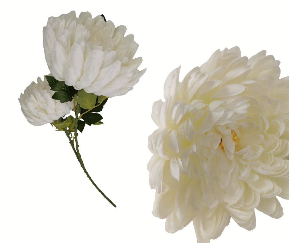 Chryzantéma bílá 70 cm
