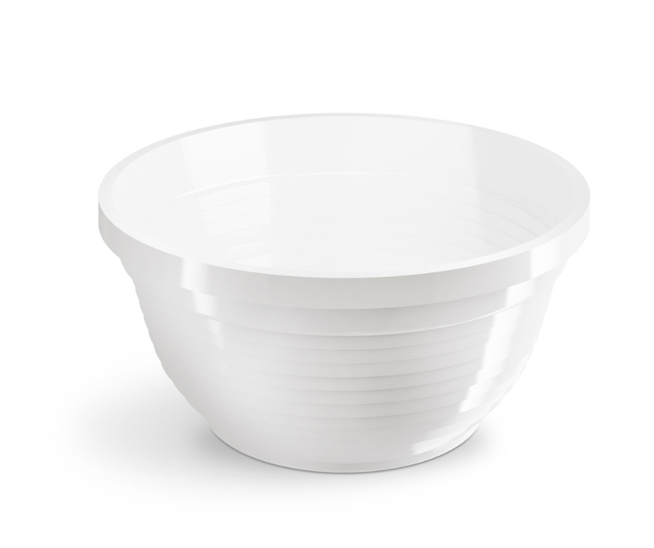 Plastová mísa Anita bílá, 260 mm