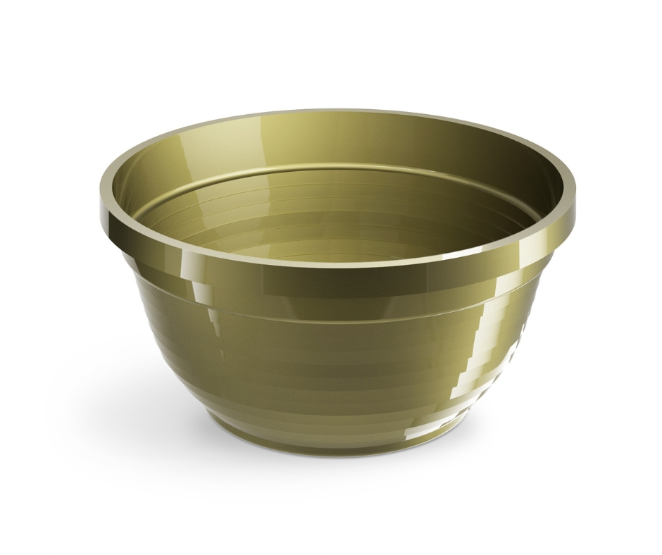 Plastová mísa Anita zlatá, 350 mm