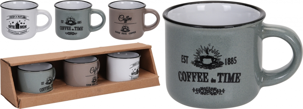 Hrnek Coffee 100ml s/3 (115946 041 Q80000010 hrnek 100ml s/3)