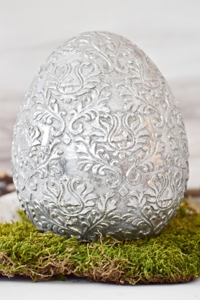 Velikonoční vajíčko Ornament Silver L