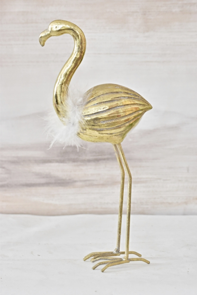 Plameňák Joe gold 34 cm