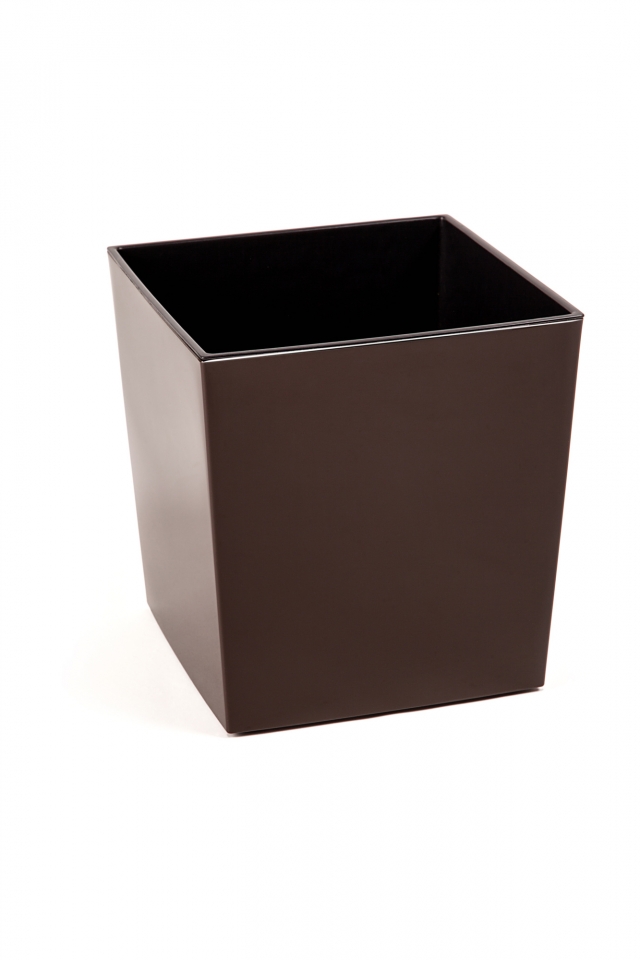 Plastový květináč Juka 250x250 mm, mocca