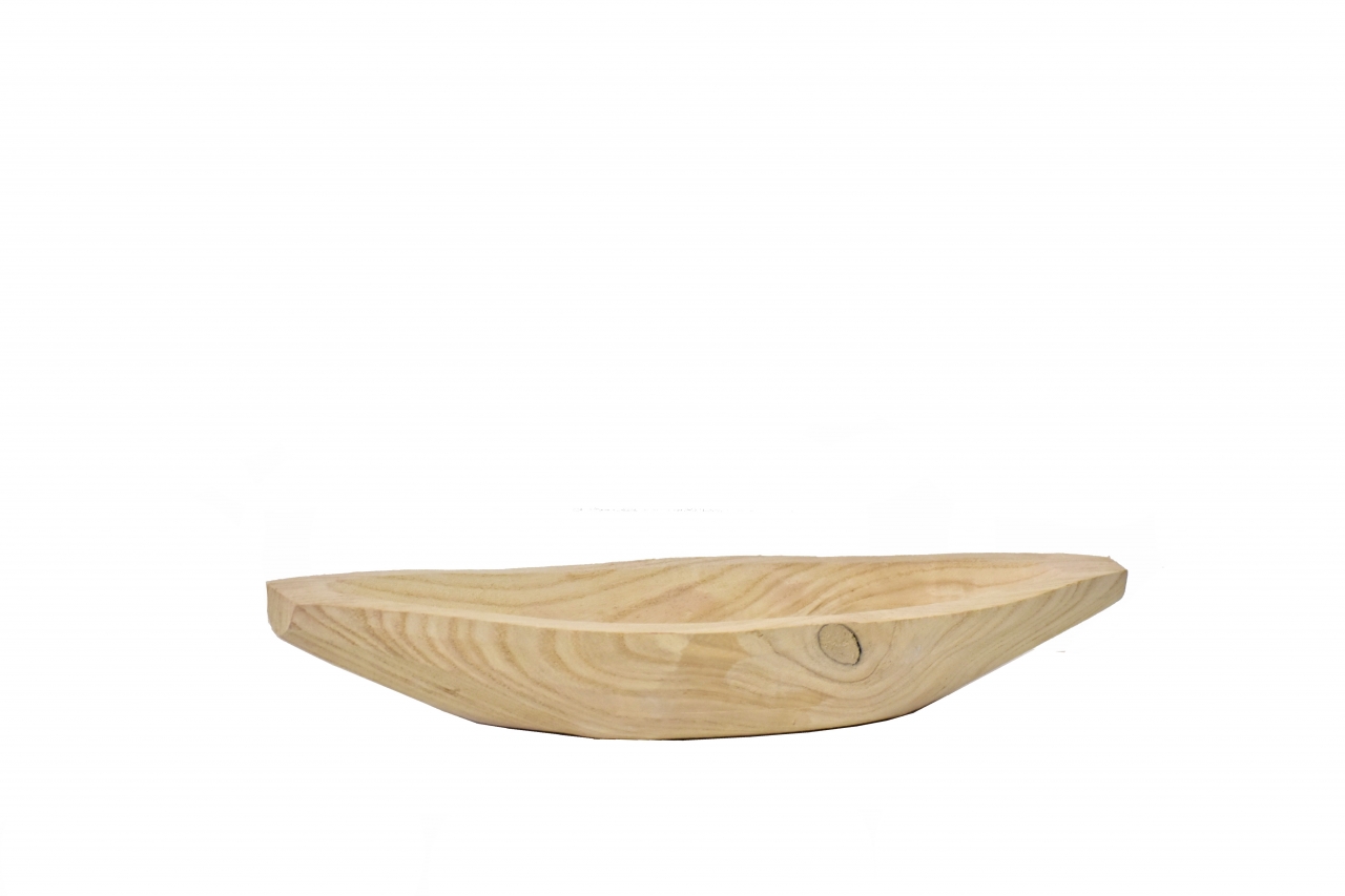 Dřevěný tác-lodička z Paulownie 30x11,5x5 cm