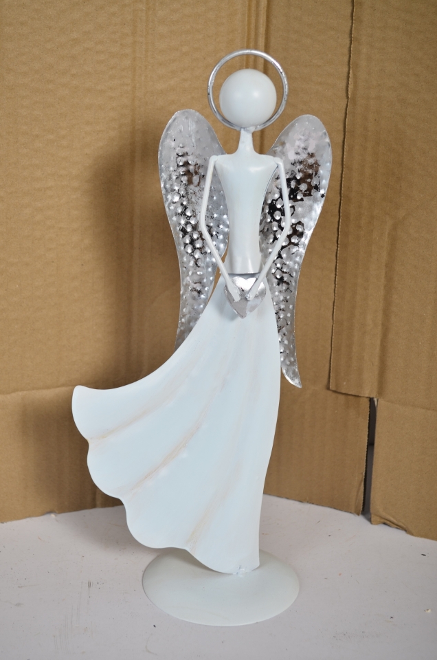 Plechový anděl Jasmine 31,5cm