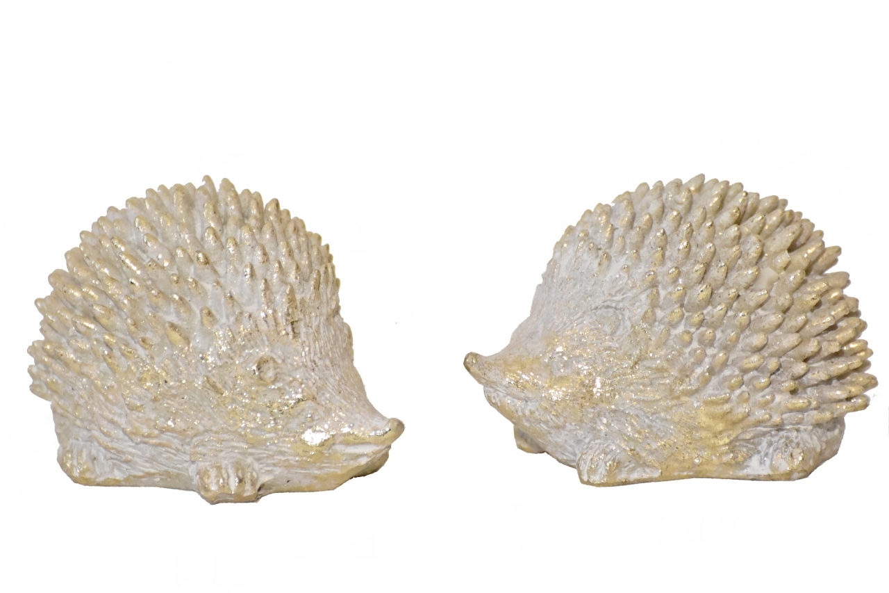 Dekorativní ježek z polyresinu 4x4,5x7 cm, mix druhů