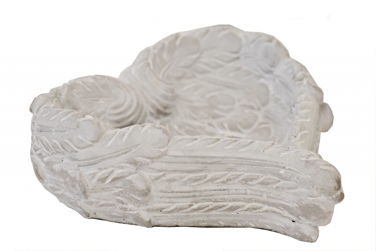 Cementové srdce Feder 9x24x24 cm